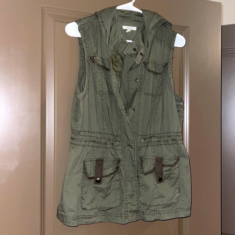 Army green vest